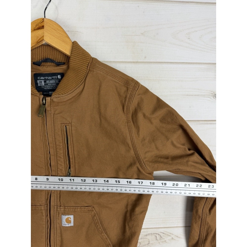 Carhartt Crawford Rugged Flex Jacket Womens XS Brown Full Zip 102524 - Picture 6 of 9